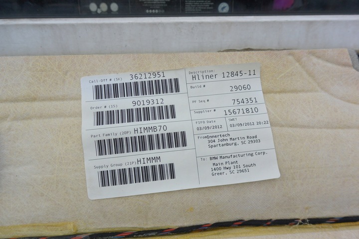 фото №10, Стеля панорама люк світла bmw x5 e70 lci