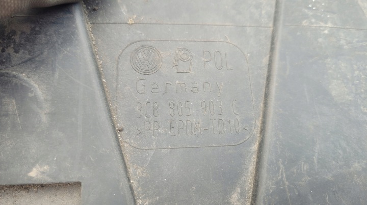 фото №7, Vw passat cc захист плита pod бампер перед 3c8805903c //