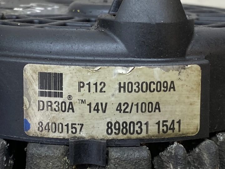 фото №8, Opel astra h 1700cm3 2010 генераторы комплектные хэтчбек 8980311541