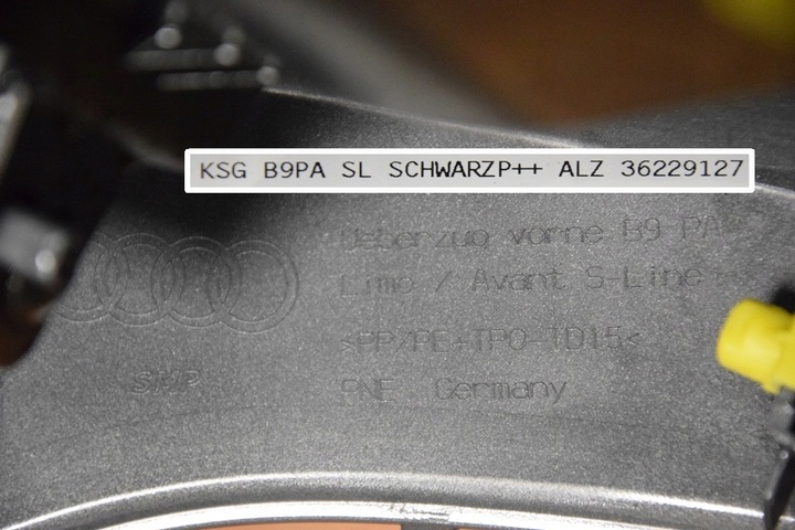 фото №14, Audi a4 b9 рестайлінг 20-r. s-line 8w переднє бампер перед