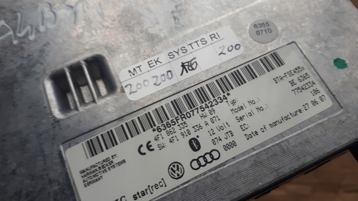 фото №9, Audi a4 b8 модуль блютуз 4f1862335 4f1910336c