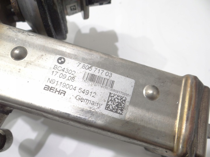 фото №6, Радіатор вихлопних газів egr bmw x3 e83 lci n47d20a 7805717