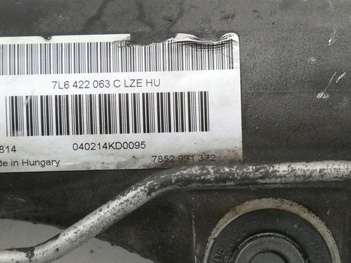 фото №6, Рейка рульового управління трансмісія vw touareg audi q7 cayenne