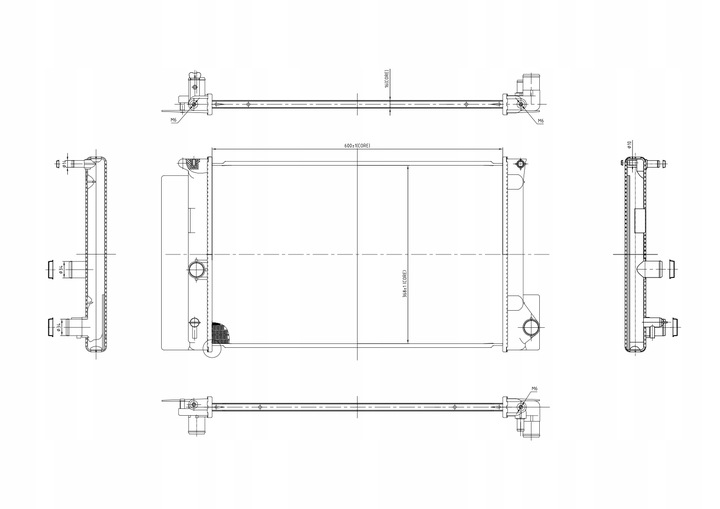 фото №1, Радіаторів toyota avensis 1.8i 16v 08-