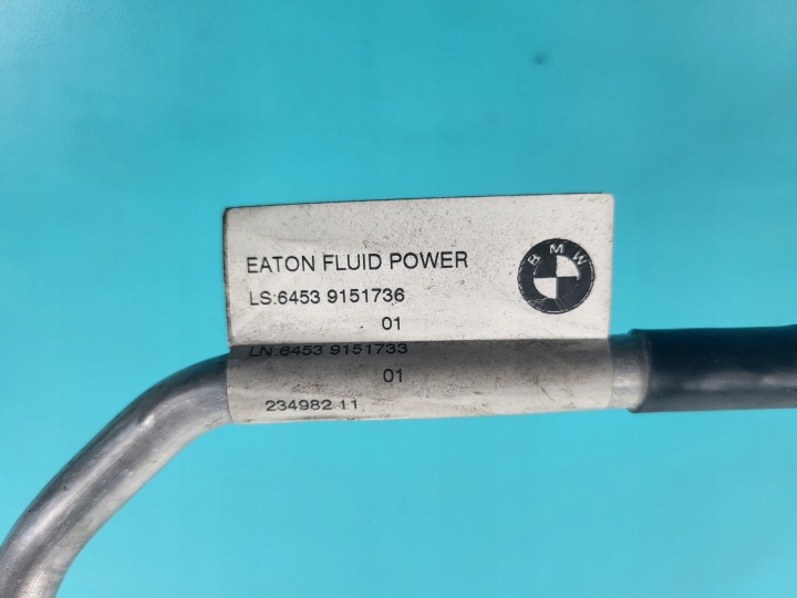 фото №9, Bmw e90 e91 08r 330 3.0 d m57 n2 306d3 шланг кондиціонера (трубка кондиціонера, патрубок автокондиціонера) європа 9151736