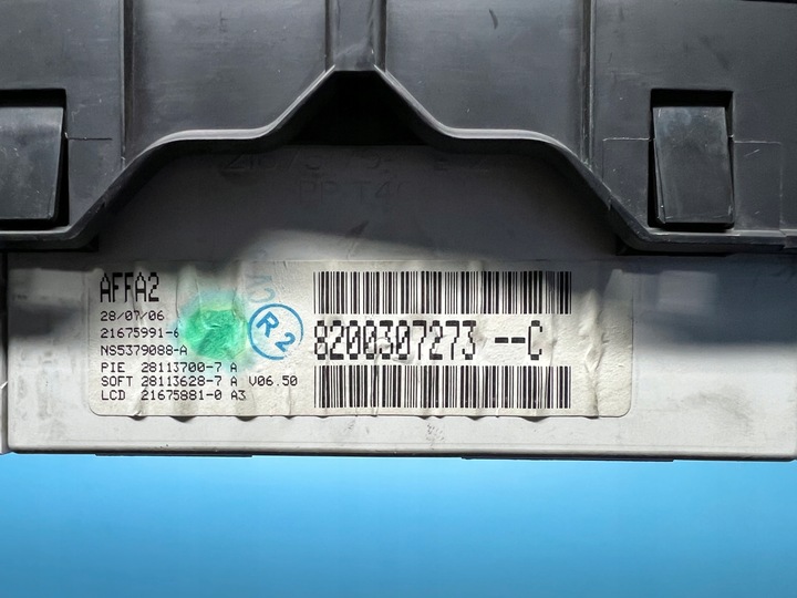 фото №7, Оригінальний дисплей + корпус renault clio iii 8200407759 8200307273c
