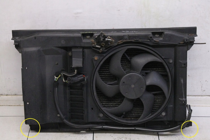 фото №1, Peugeot 307 1.4 b pas переднее радиатор вентилятор