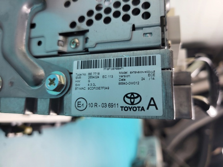фото №12, Toyota yaris iii 14r рестайлинг магнитола магнитола европа