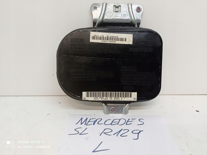 фото №1, Mercedes sl r129 рестайлинг подушка подушка безопасности дверь правая