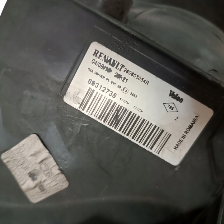 фото №7, Лампа лівий перед renault megane ii рестайлінг 260603054r