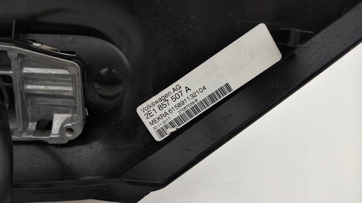 фото №6, Vw crafter 2e1 зеркало левая каркас корпус установка 6pin lu21