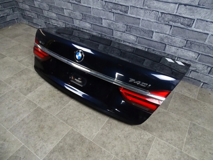 фото №7, Bmw 7 g11 g12 крышка зад задняя карбон-черный 416