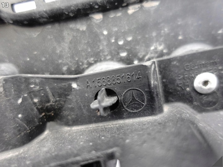 фото №14, Mercedes gla amg gla45 4.5 x156 w156 13-17 бампер спойлер дифузор зад