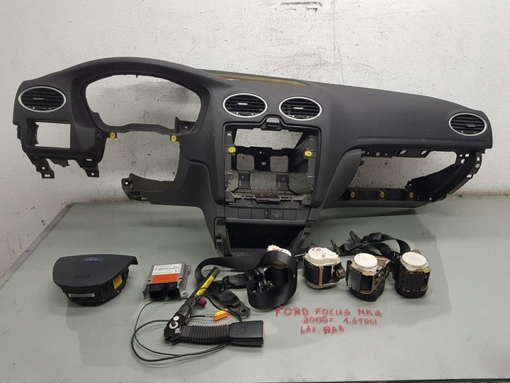 фото №1, Консоль подушка подушка безопасности датчик ремни натяжитель focus mk2 0285001552