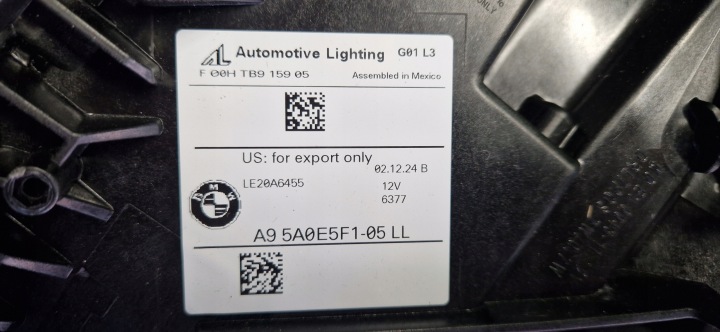 фото №8, Фара передняя комплект bmw x3 x4 g01 g02 рестайлинг lci 5a0e5 f1 f2 новое