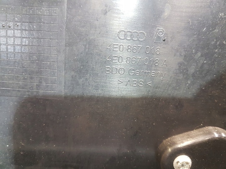 фото №9, Боковина обивка дверь перед зад kpl audi a8 d3