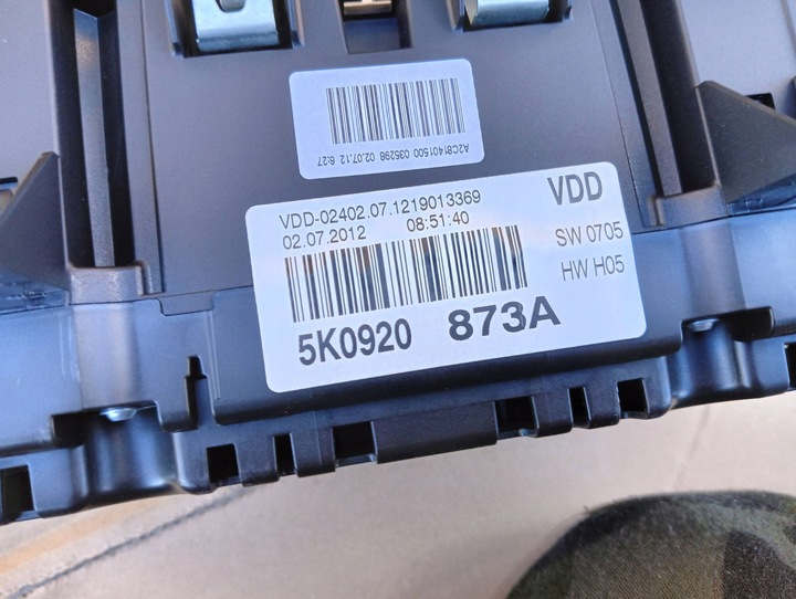 фото №5, Спидометр приборы vw golf vi 1.6tdi 5k0920873a