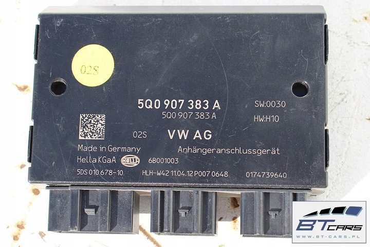 фото №11, Vw golf 7 vii hak буксирувальний + балка зад задня бампера + модуль блок керування 5