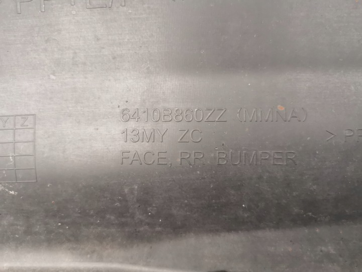 фото №13, Mitsubishi asx рестайлінг бампер зад задній комплектний