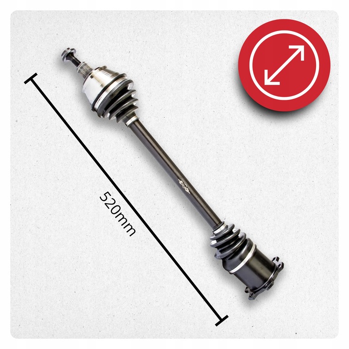 фото №4, Піввісь ліва audi a6 c6 4f 2.8 fsi 3.2 fsi +quattro механічна коробка передач нова