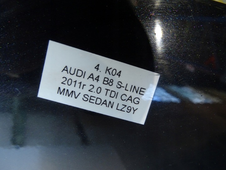 фото №16, Бампер зад задній pdc audi a4 b8 s-line sline передній рестайлінг sedan 07-11 r lz9y