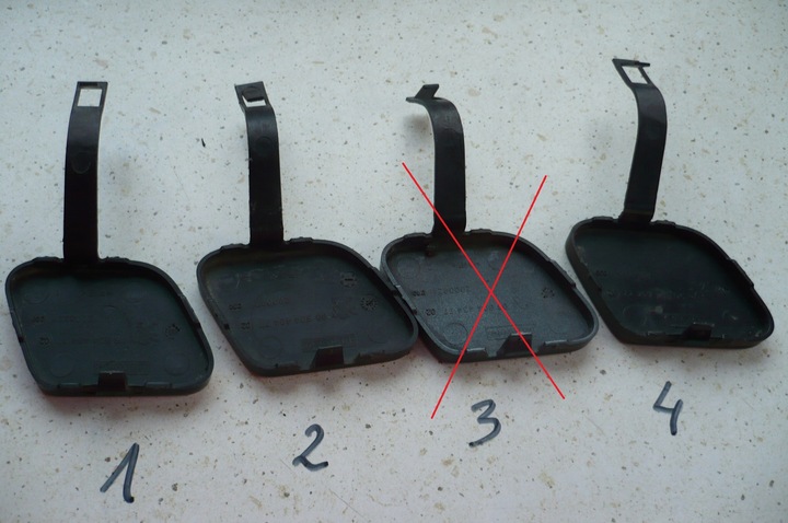 фото №10, Peugeot 308 07-11 заглушка фаркоп бампер зад hb