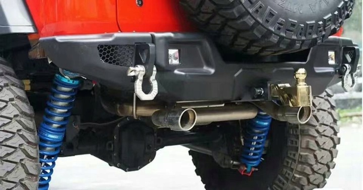 фото №1, Бампер задний sb стиль jeep wrangler jl 2018+