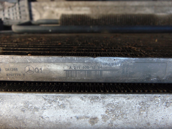 фото №12, Радіаторів води кондиціонера вентилятор kpl mercedes e клас w211 3.0cdi v6