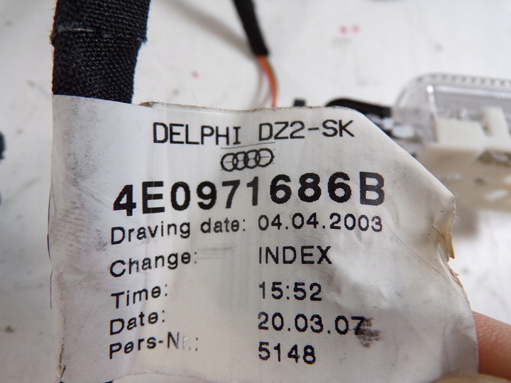 фото №15, 4e0971693h 4e0971686b джгут установка обшивка двері задніх a8 d3 04-010r