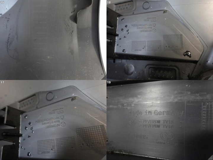 фото №14, Mercedes sprinter w907 w910 18- бампер+ решётка + заглушка перед 6xpdc