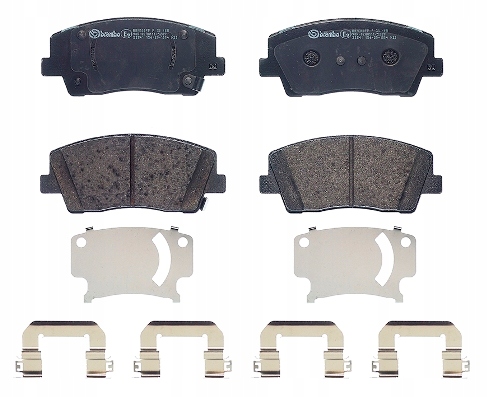 фото №2, Brembo p30108 гальмівні колодки kia stinger 17- перед