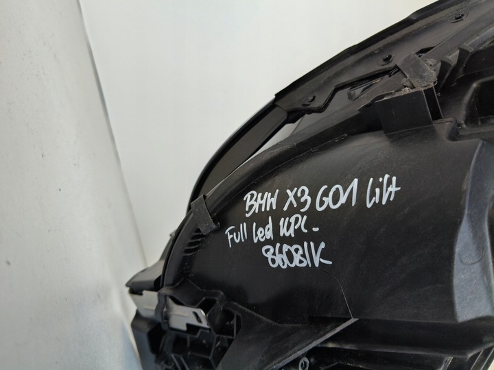 фото №8, Лампа ліва фара bmw x3 g01 x4 g02 рестайлінг повний led адаптивний комплектний