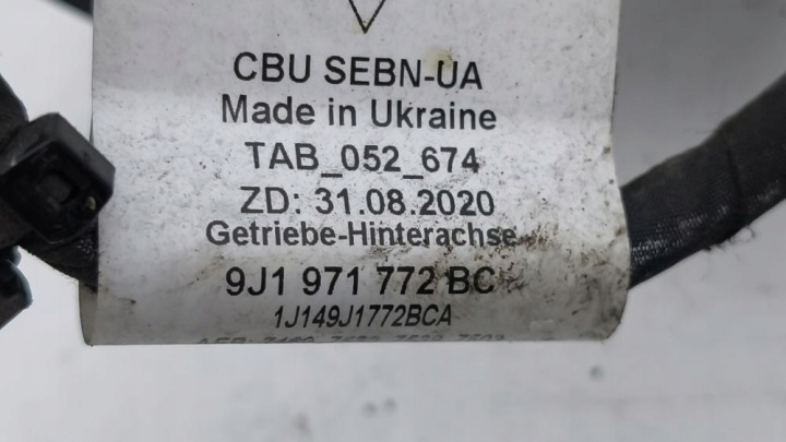 фото №8, Porsche taycan 9j1 жгут электрический 2021 9j1971772bc