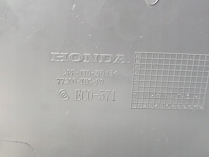 фото №12, Решётка воздуховод dekor планка защита корпус козырёк консоли honda civic x