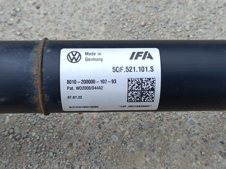 фото №13, Vw tiguan 2 ii 2.0 tfsi 140kw 2022 r вал приводной 5qf521101s
