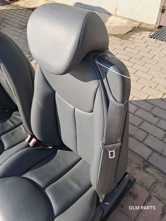 фото №5, Mercedes-benz sl r230 сидіння правий + лівий темний сірий комплект