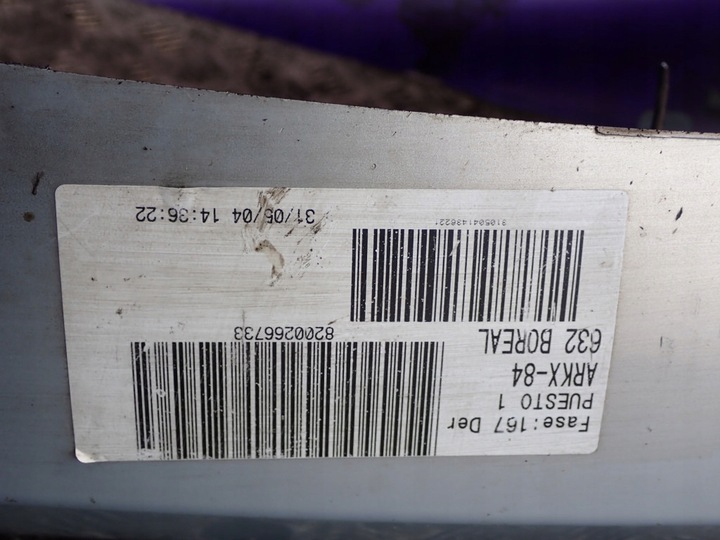 фото №9, Renault megane ii 2 універсал 02-06 бампер зад задній nv632 датчики pdc