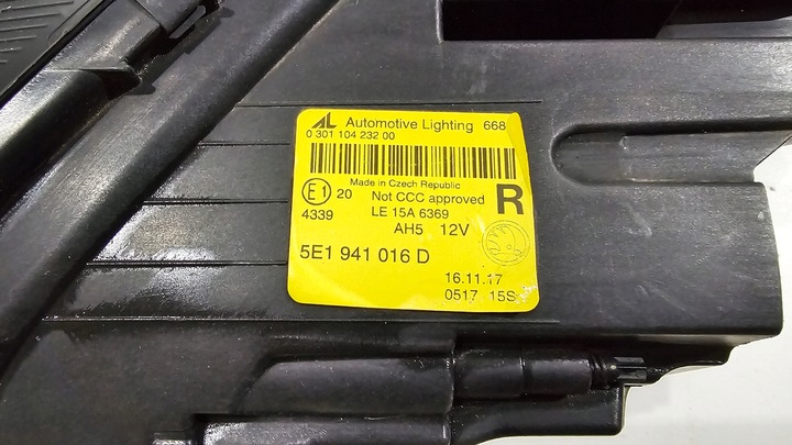 фото №14, Лампа права перед повний led skoda octavia iii рестайлінг 5e1941016d 7p5941591ad