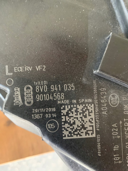 фото №9, Audi a3 8v рестайлінг лампа ліва передня перед повний led matrix 8v0941035 європа