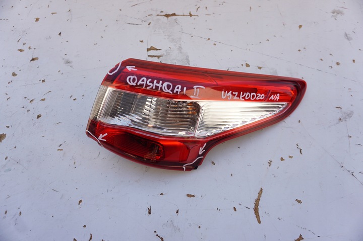 фото №1, Лампа праві зад пошкоджена nissan qashqai j11 ii