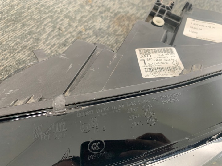 фото №12, Audi a7 c7 s line 3.0 tdi 2011r лампа фара перед переднее левый оригинал