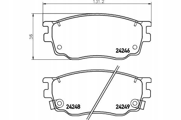 фото №15, Textar гальмівні колодки гальмівні mazda 6 04 02- gr.17mm