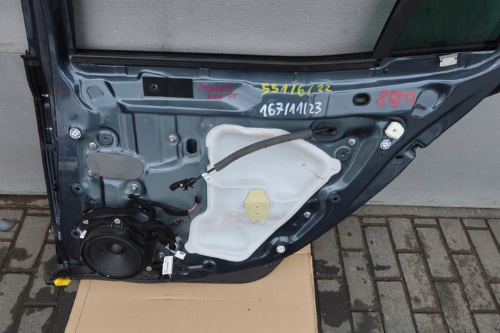 фото №13, Двері правий зад megane iv без гідропідсилювача скла i планки