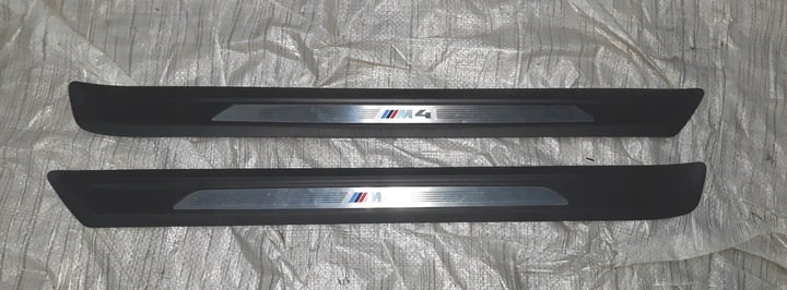фото №1, Bmw m4 f82 планки накладки пороговые