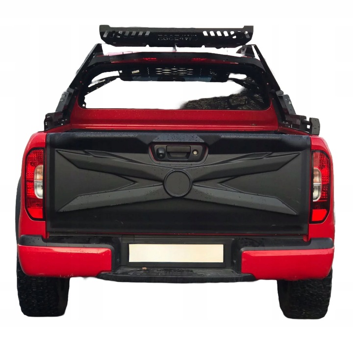 фото №6, Защита крышки багажника do mercedes x-class 470 2017- чёрный mat