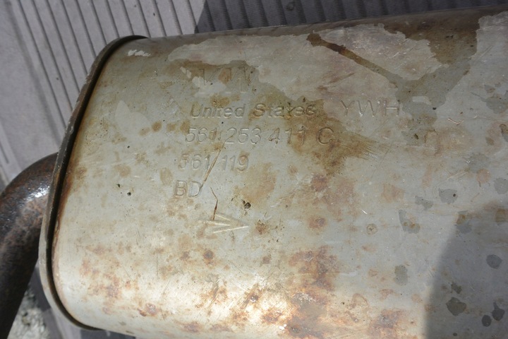 фото №9, Глушитель конечный 2.0 tdi vw passat b7 usa