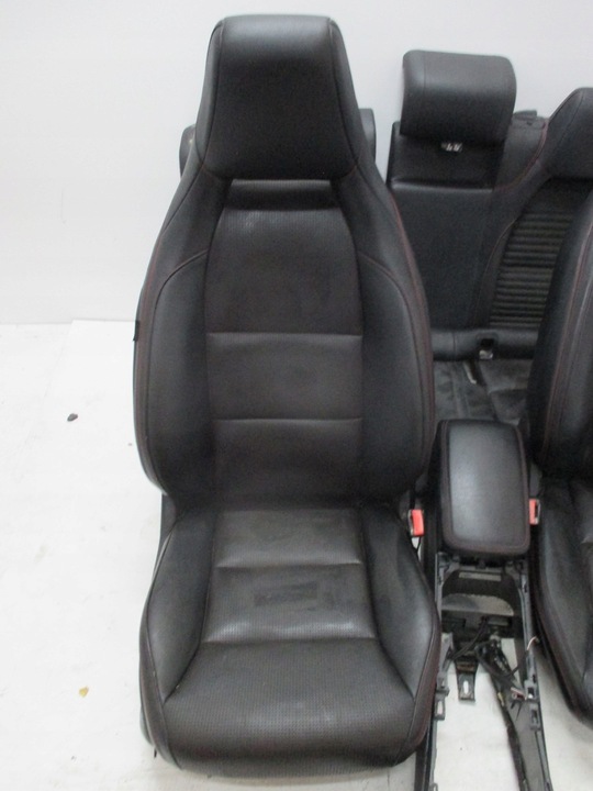 фото №13, Сидіння оббивка шкіра mercedes cla 117 amg