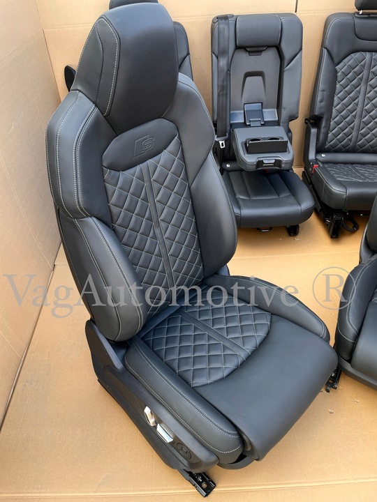 фото №11, Сидіння audi q7 sq7 recaro s-line оббивка nappa nappa європа 2016-2024