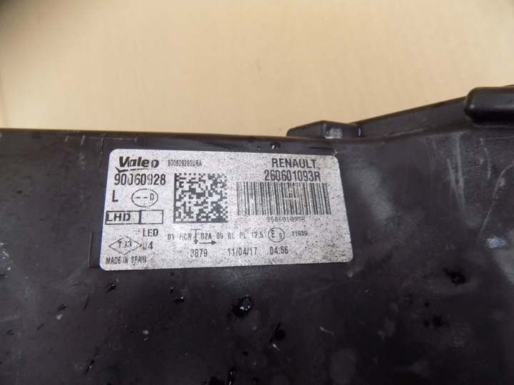 фото №15, Renault megane iv рестайлінг лампа перед передня ліва led pure vision 260601093r