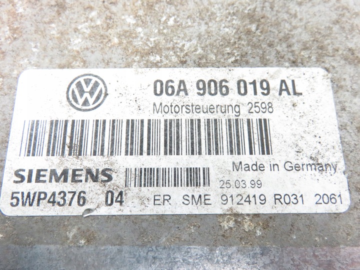 фото №14, Замок зажигания блок управления seat toledo ii 1.6 06a906019al 5wp4376 1j0959799s